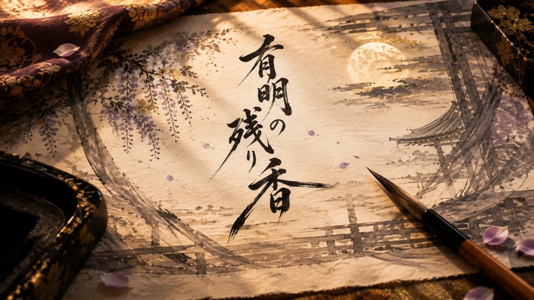 有明の残り香 background image