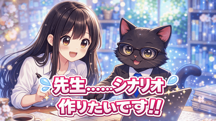 先生......シナリオ作りたいです!!