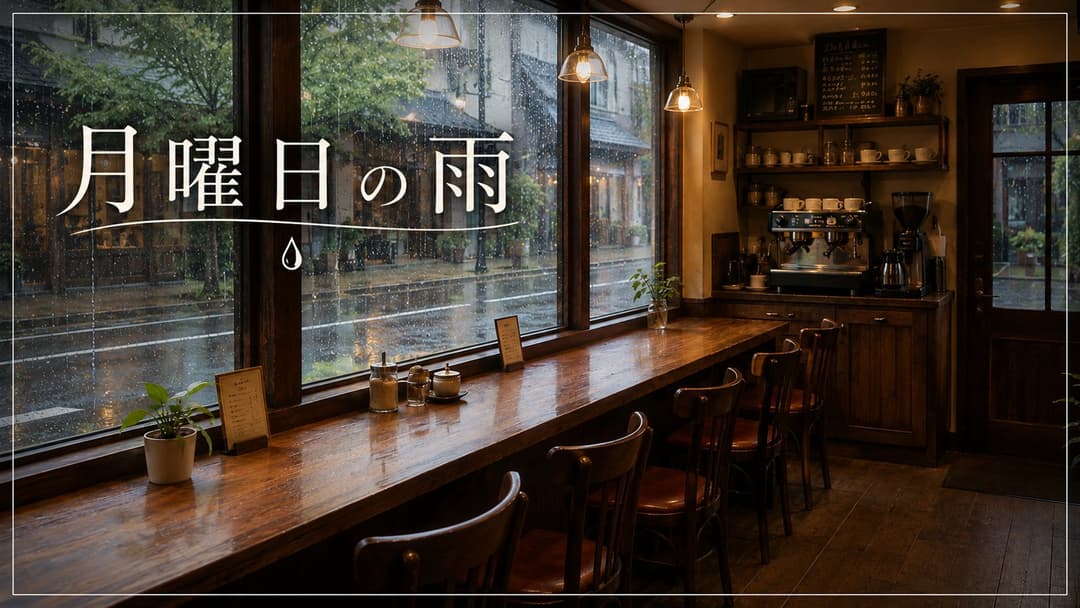 月曜日の雨 background image