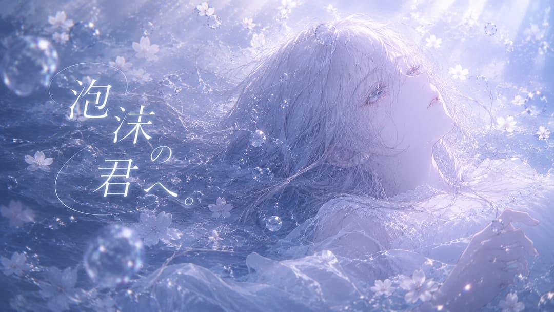 泡沫の君へ。 background image