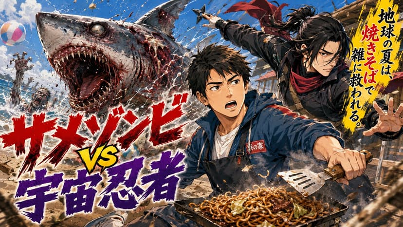 サメゾンビVS宇宙忍者