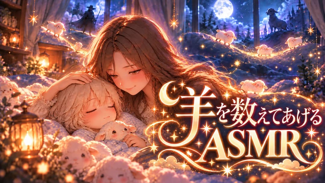 羊を数えてあげるASMR background image