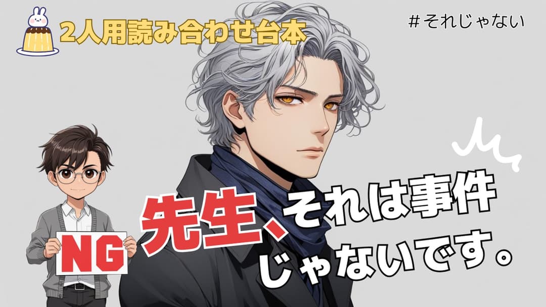 先生、それは事件じゃないです。 background image