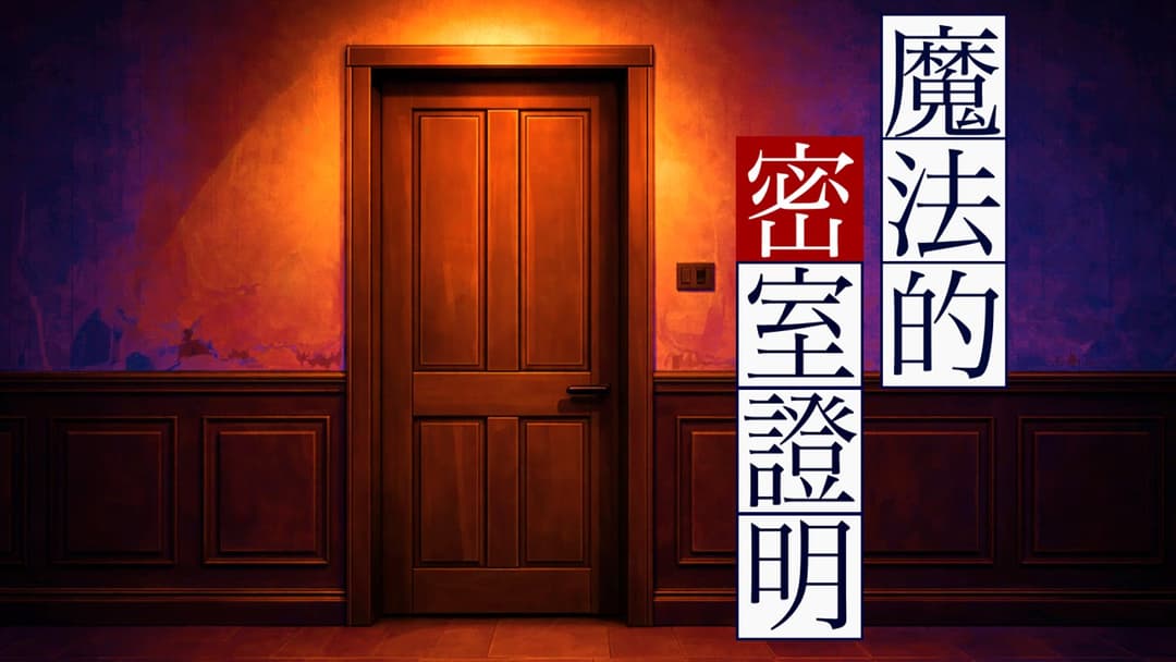 魔法的密室證明 background image