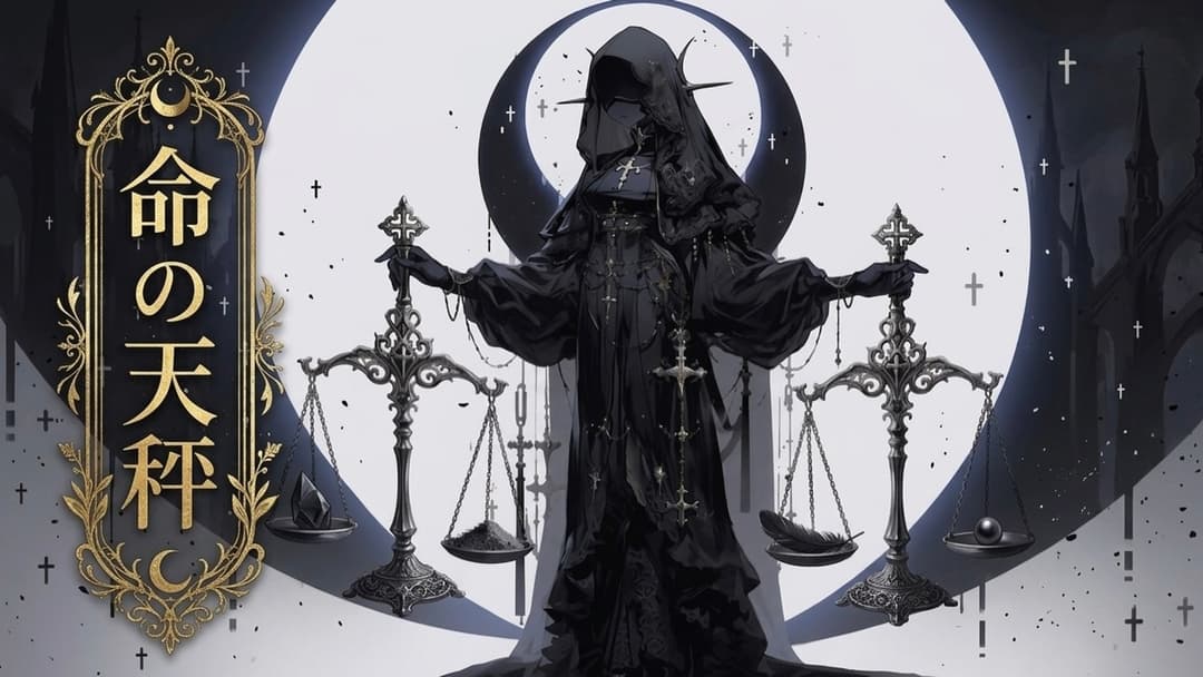 命の天秤 background image