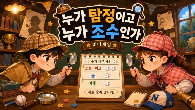 누가 탐정이고 누가 조수인가 포스터