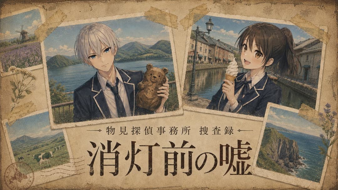 物見探偵事務所 捜査録 ～消灯前の嘘～ background image