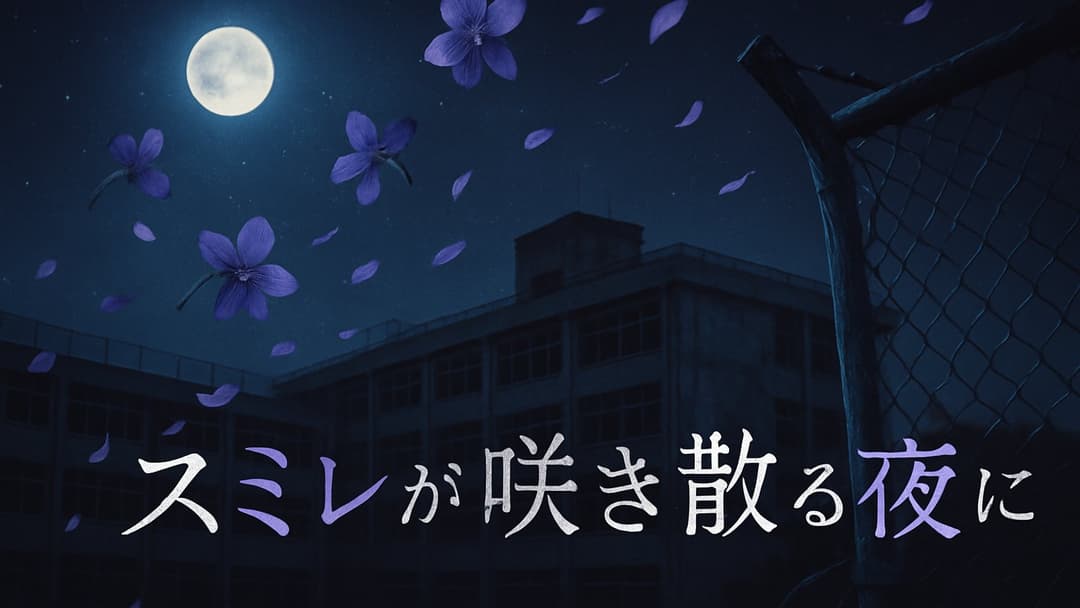 スミレが咲き散る夜に background image