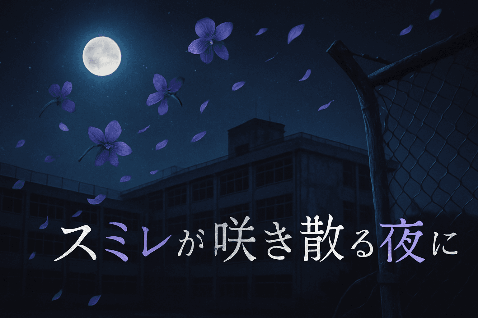 スミレが咲き散る夜に