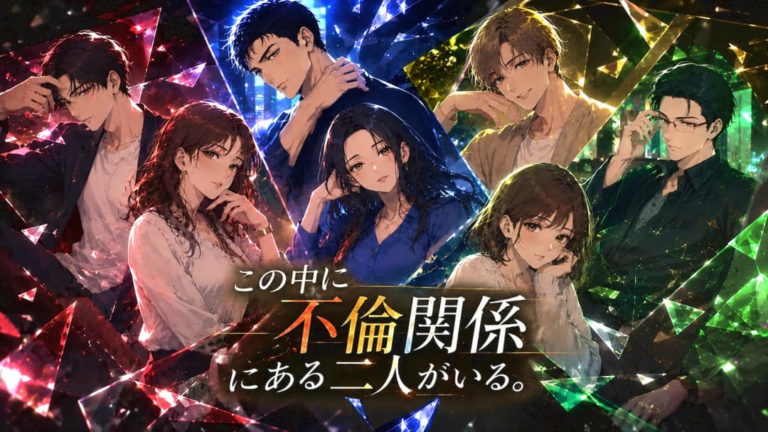 この中に不倫関係にある二人がいる。 background image