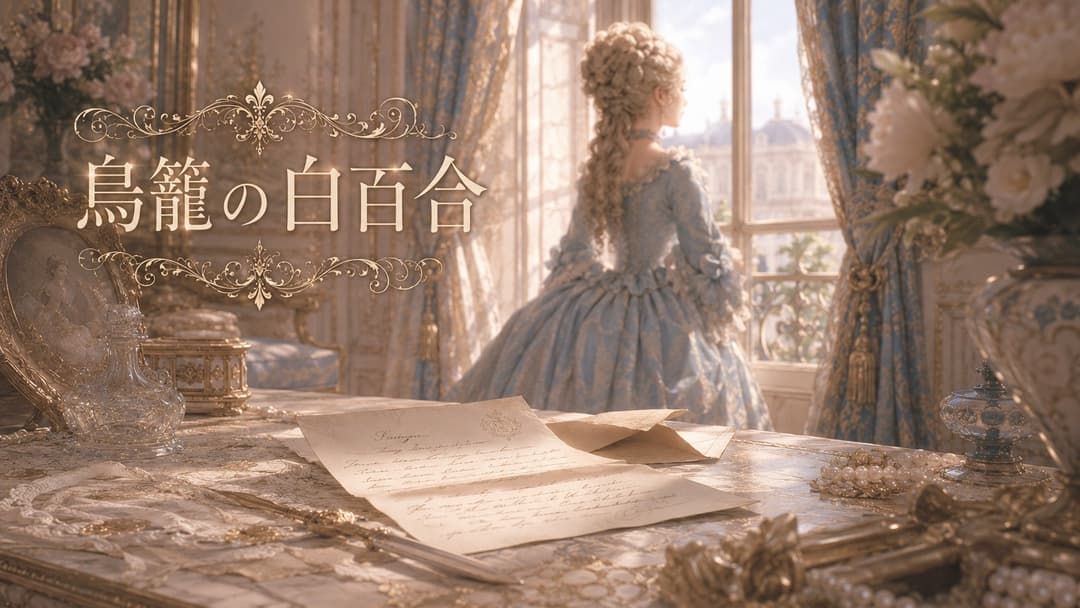 鳥籠の白百合 background image