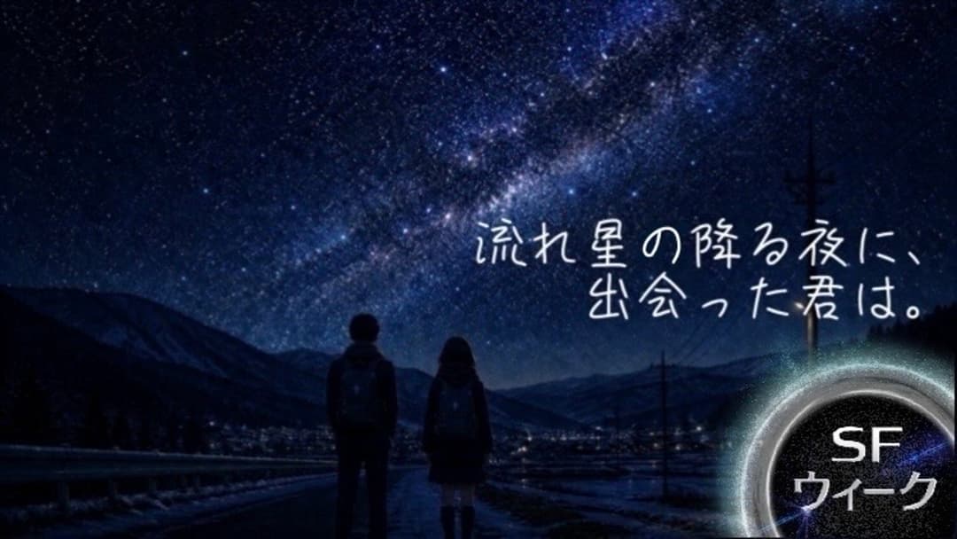 流れ星の降る夜に、出会った君は。 background image