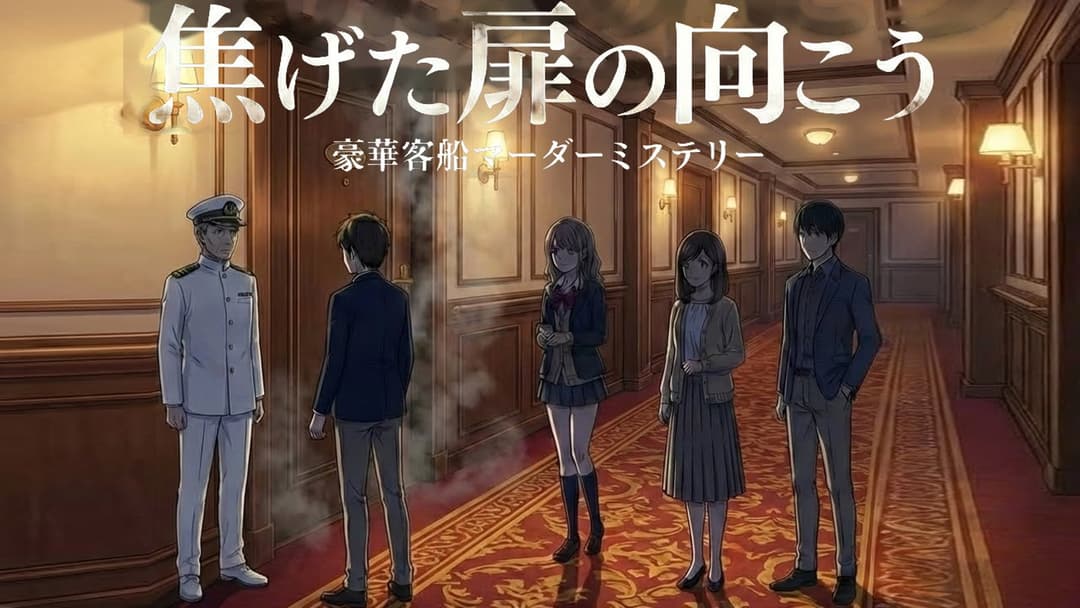 焦げた扉の向こう background image