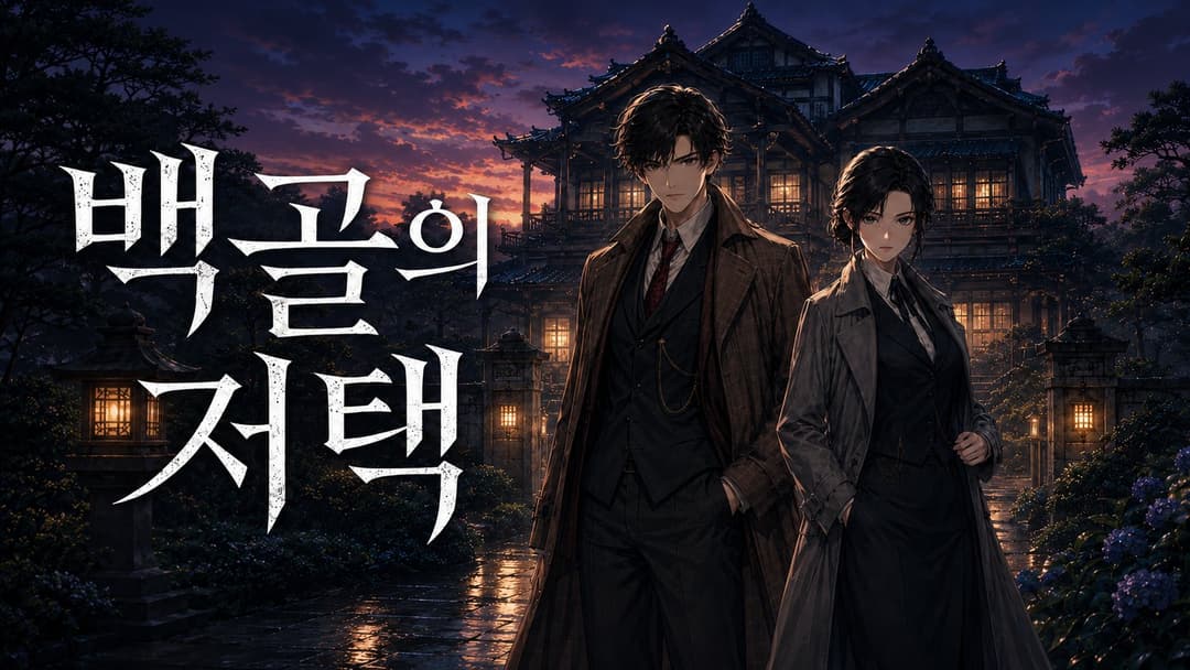 백골의 저택 background image
